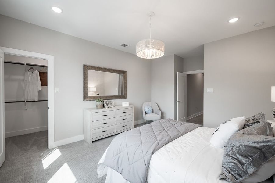 Furnished interior view inside a new home in Harvest Green 75′, Richmond (Image 51).