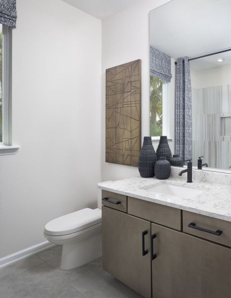 Representative furnished interior of a home built from the Barbados by Mattamy Homes in RiverTown, St. Johns (Image 13).