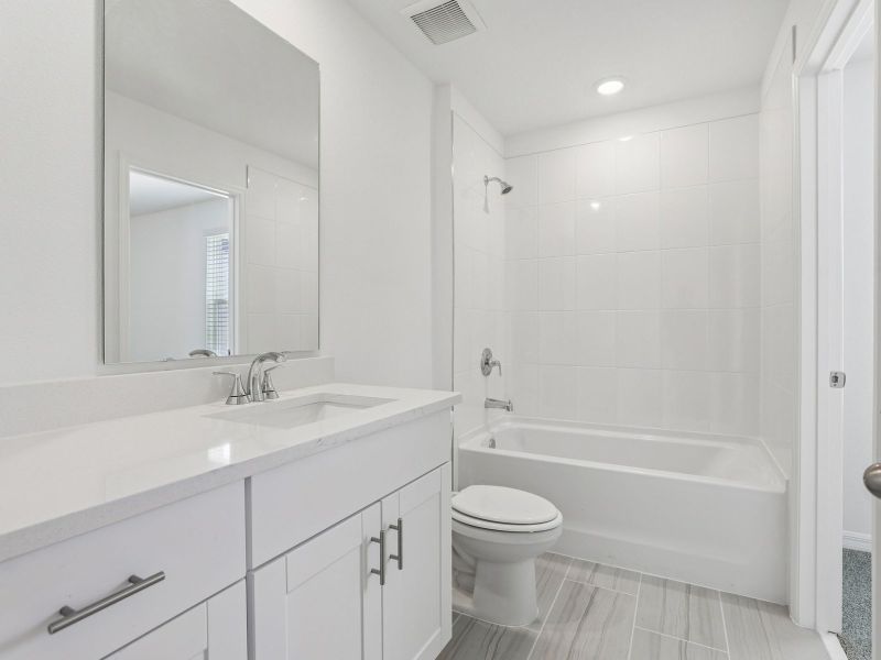 Furnished interior view inside a new home in The Meadow at Crossprairie Townes, St. Cloud (Image 6). Furnished interior view inside a new home in The Meadow at Crossprairie Townes, St. Cloud (Image 6).