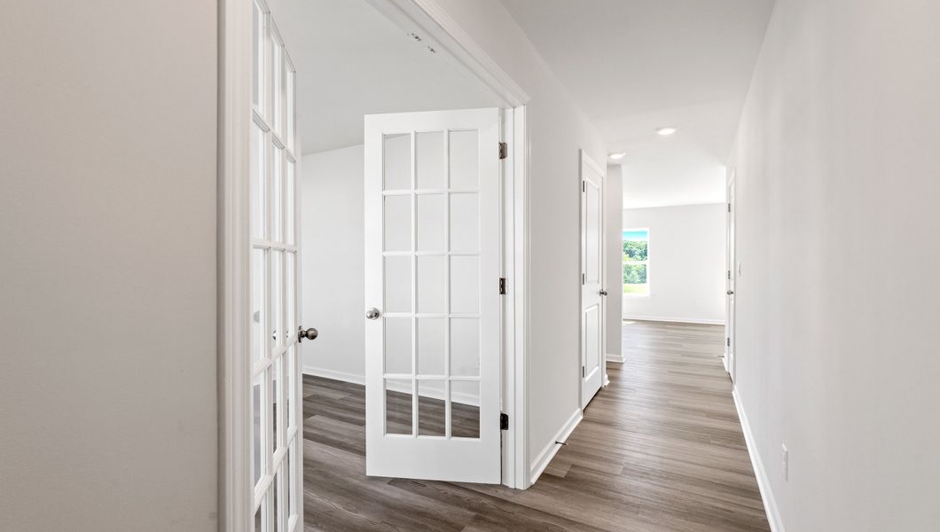 Spacious, unfurnished interior of a new home in Wildbrook Village, Waynesville (Image 10). Spacious, unfurnished interior of a new home in Wildbrook Village, Waynesville (Image 10).