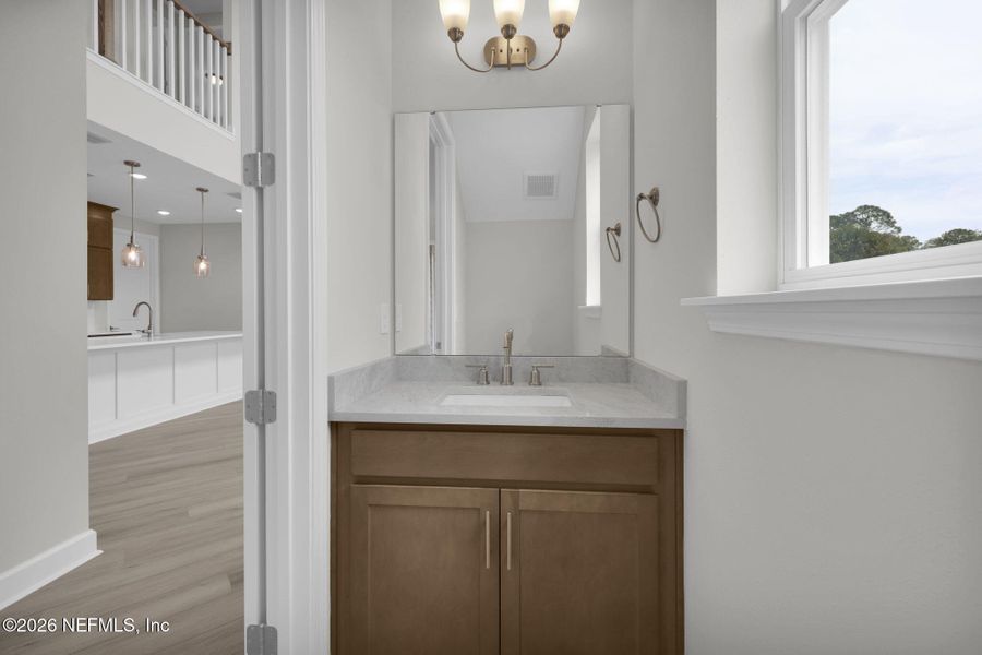 Furnished interior view inside a new home in Seabrook Village at Seabrook, Nocatee (Image 17).