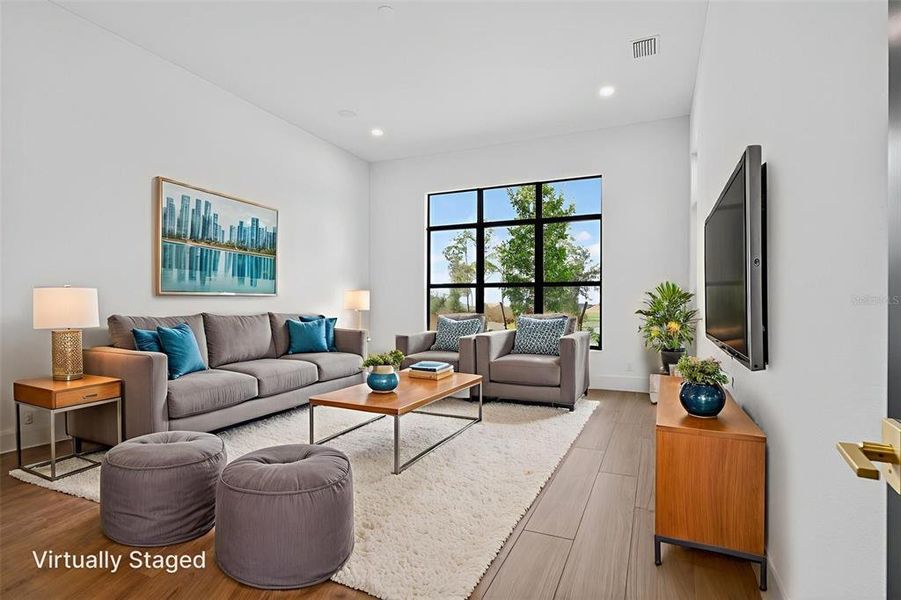 Furnished interior view inside a new home in , Sarasota (Image 32).
