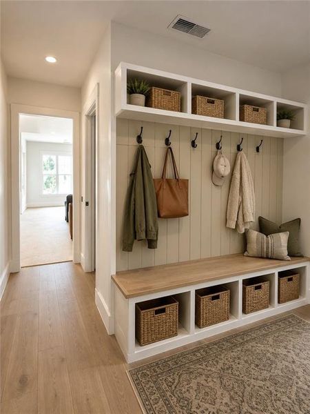 Furnished interior view inside a new home in , Holly Springs (Image 7).