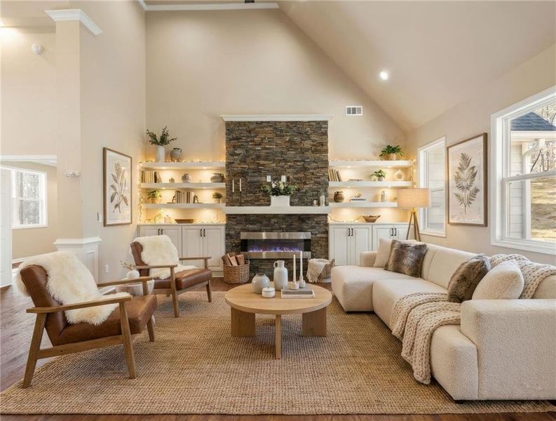 Furnished interior view inside a new home in , Winder (Image 8).