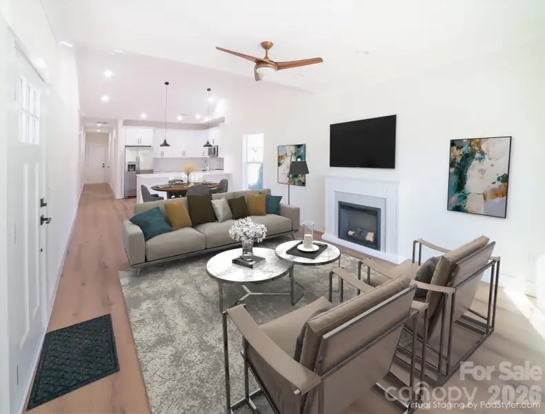 Furnished interior view inside a new home in , Morganton (Image 4).