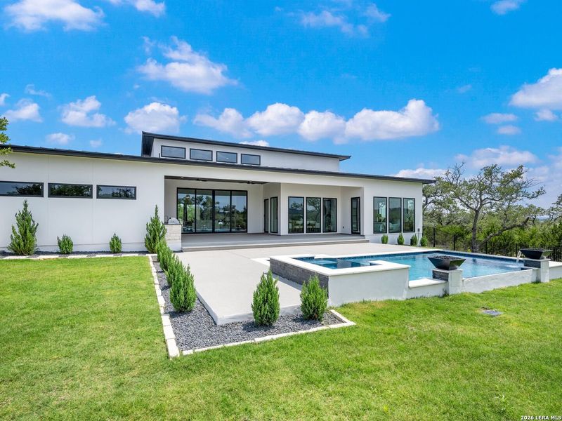 Exterior details and patio area of a home in , Boerne (Image 3).
