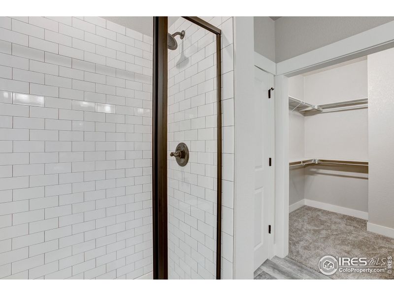 Primary Shower- Finishes may vary - Not actual home