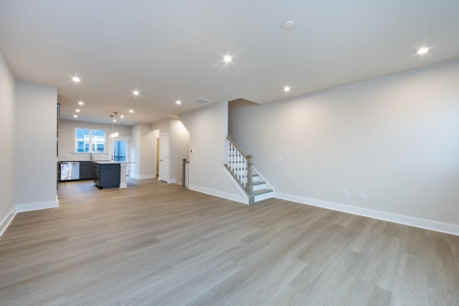 Spacious, unfurnished interior of a new home in Context at Oakhurst, Charlotte (Image 24).