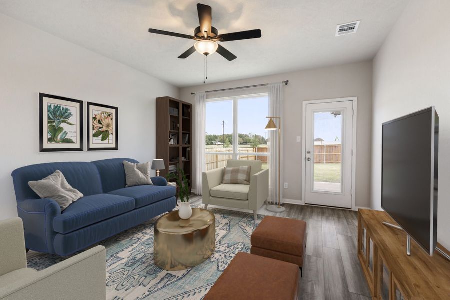 Representative furnished interior of a home built from the The 1363 by Stylecraft Builders in Hartrick Ranch, Temple (Image 9). Representative furnished interior of a home built from the The 1363 by Stylecraft Builders in Hartrick Ranch, Temple (Image 9).