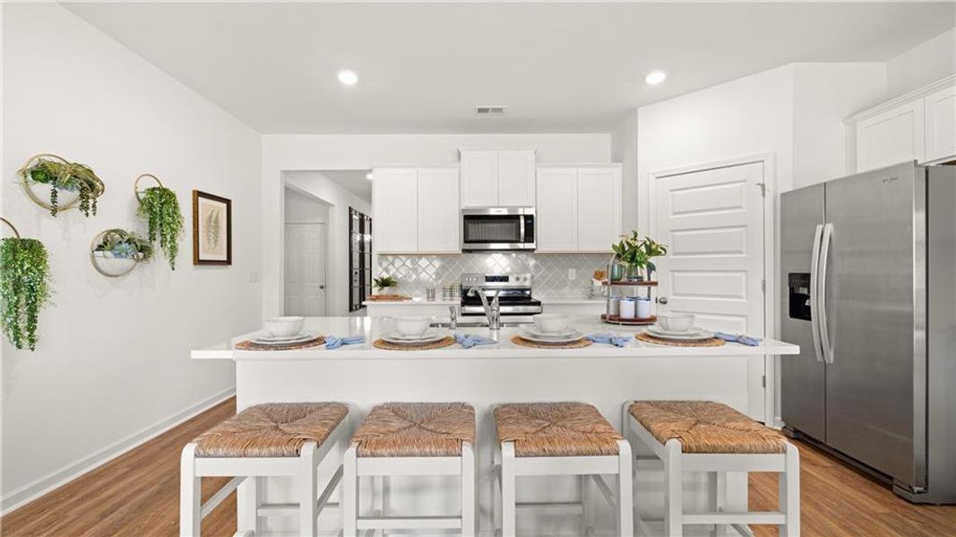 Furnished interior view inside a new home in Teamon Pointe, Griffin (Image 18).