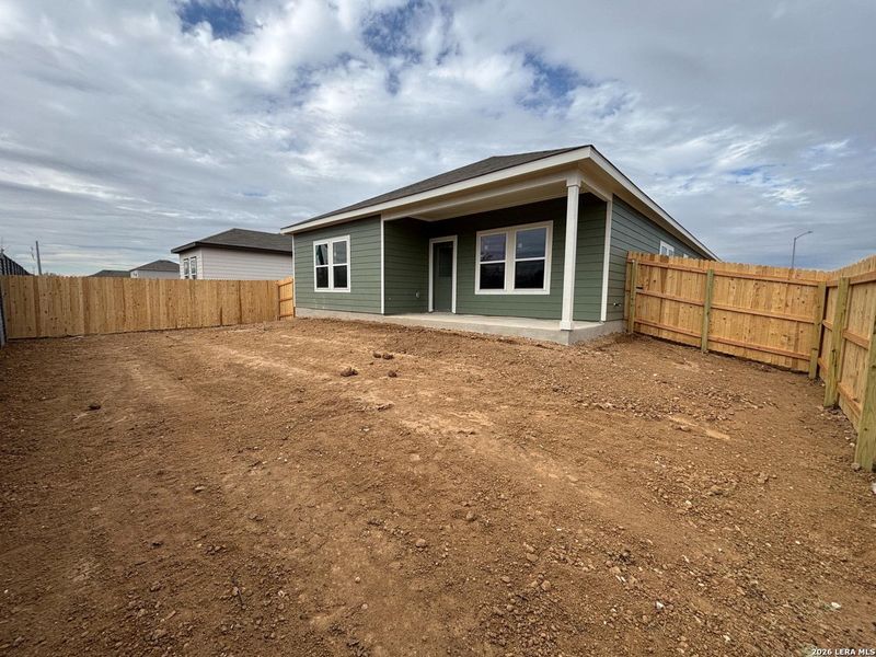 Exterior details and patio area of a home in Saddlebrook Ranch, Schertz (Image 18). Exterior details and patio area of a home in Saddlebrook Ranch, Schertz (Image 18).