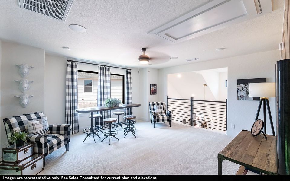 Furnished interior view inside a new home in Wildrye, Waller (Image 14).