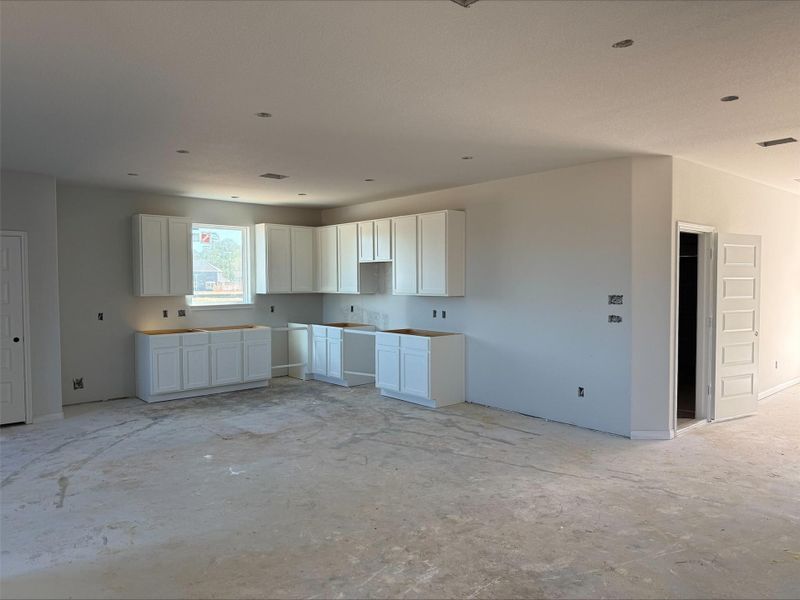 In-progress construction of a new home in River's Edge, Conroe, TX (Image 29).