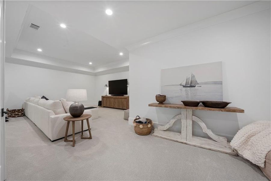 Furnished interior view inside a new home in , Alpharetta (Image 85).