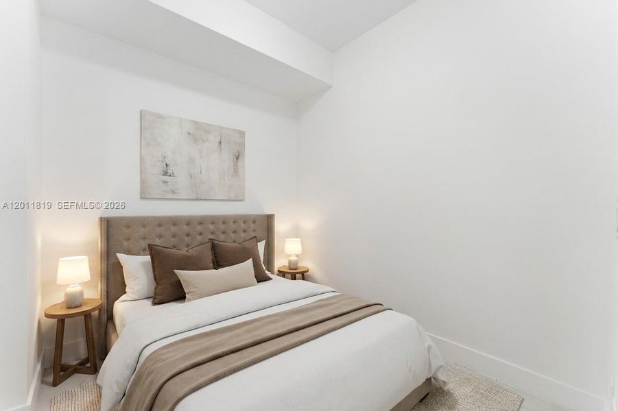 Furnished interior view inside a new home in , Miami (Image 17).
