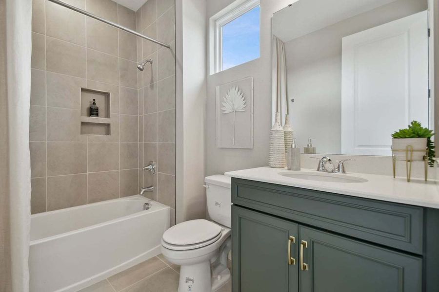 Furnished interior view inside a new home in The Sanctuary – Royal Collection, Punta Gorda (Image 41).