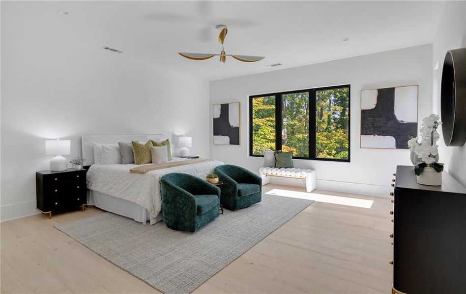 Furnished interior view inside a new home in , Atlanta (Image 8).