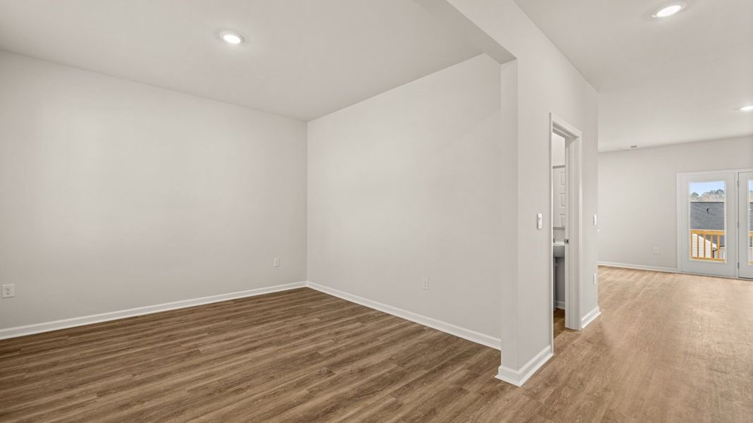 Representative unfurnished interior of a home built from the Galen by D.R. Horton in Poplar Preserve, Newnan (Image 13).