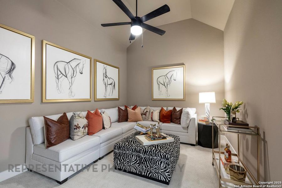 Furnished interior view inside a new home in , San Marcos (Image 14).