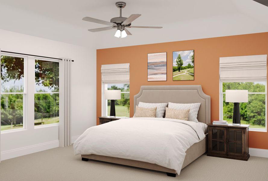 Furnished interior view inside a new home in Churchill: Fields 40', Anna (Image 6).