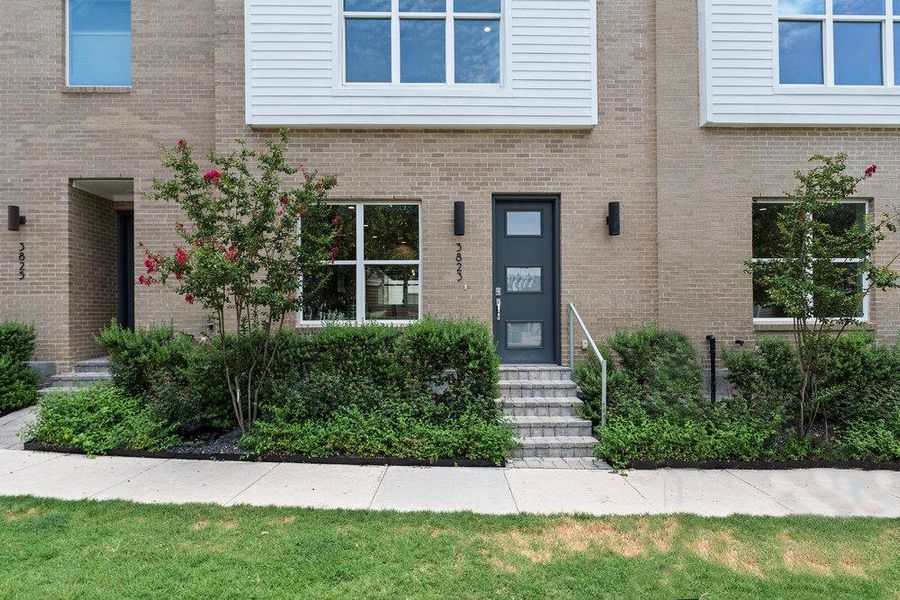 Exterior details and patio area of a home in , Austin (Image 22). Exterior details and patio area of a home in , Austin (Image 22).