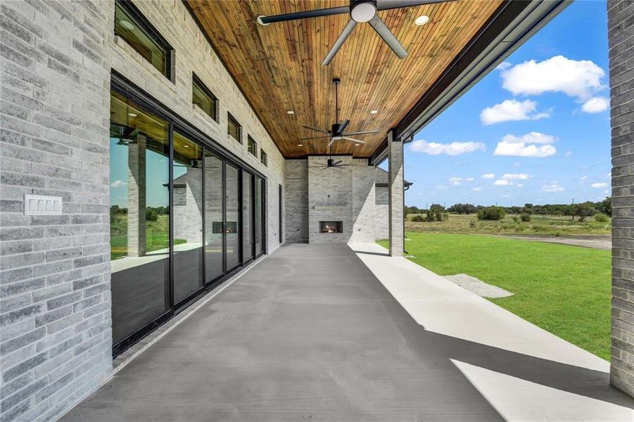 Exterior details and patio area of a home in , Aledo (Image 30).