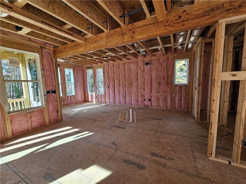 In-progress construction of a new home in , Marietta, GA (Image 18).