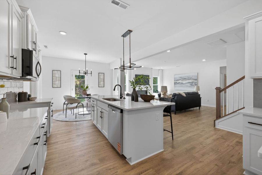 Furnished interior view inside a new home in Morrow Brook, Albemarle (Image 7).