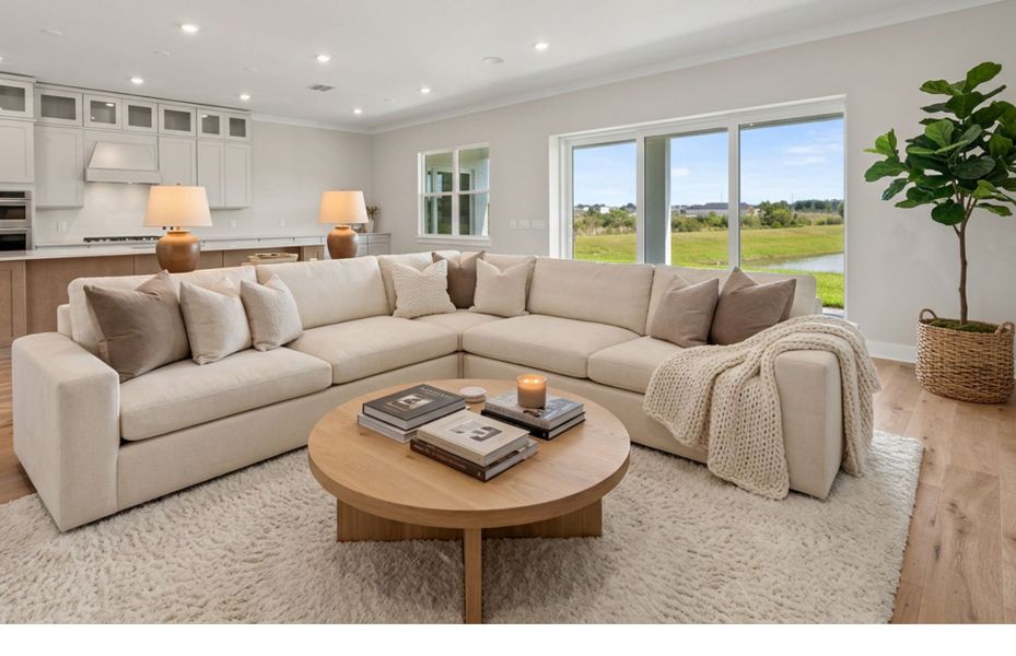 Representative furnished interior of a home built from the Upton by Pulte Homes in Reagan Landing, Bradenton (Image 14).