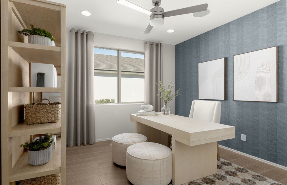 Representative furnished interior of a home built from the Sanctuary by Del Webb in Sun City Anthem at Merrill Ranch, Florence (Image 10).