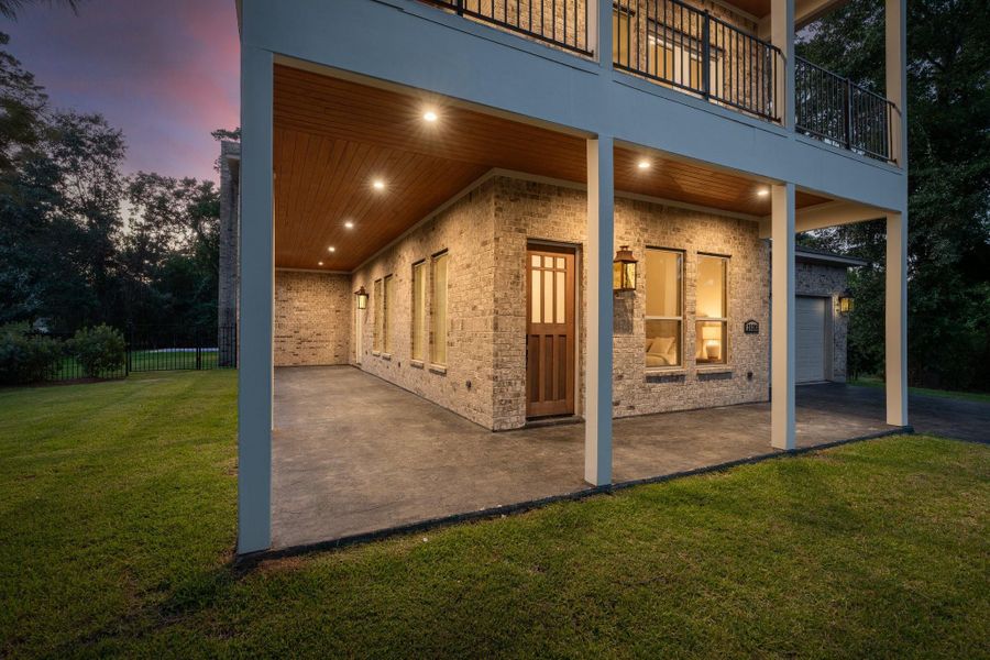 Exterior details and patio area of a home in , Tomball (Image 33). Exterior details and patio area of a home in , Tomball (Image 33).