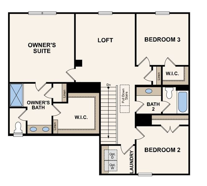 2D floor plan layout for the Fontana by Century Communities in Parkview Estates, South Fulton, GA (Image 3). 2D floor plan layout for the Fontana by Century Communities in Parkview Estates, South Fulton, GA (Image 3).
