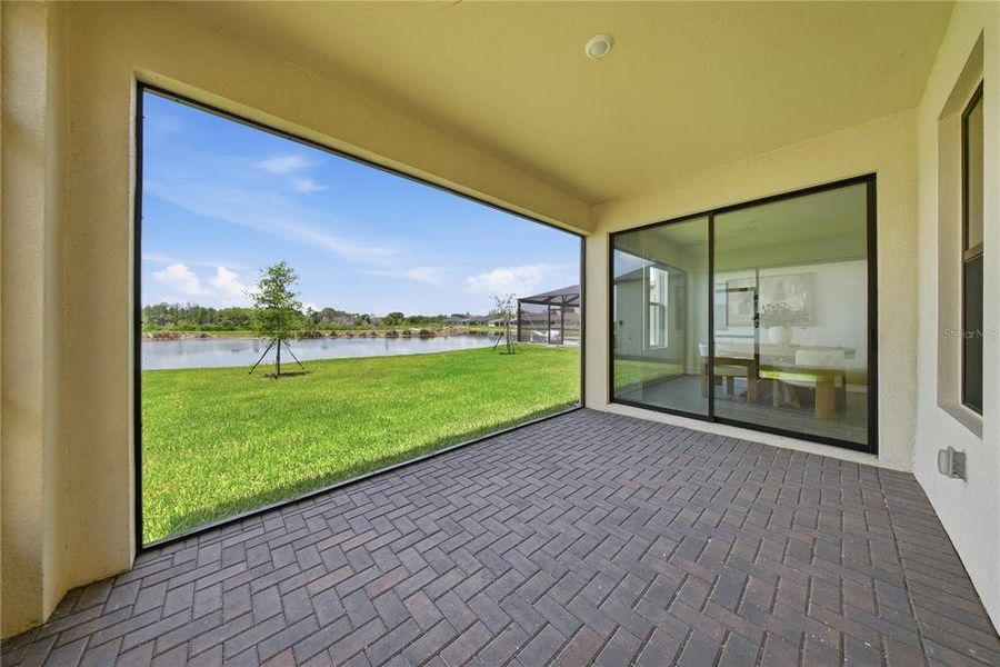 Exterior details and patio area of a home in Connerton, Land O' Lakes (Image 31).