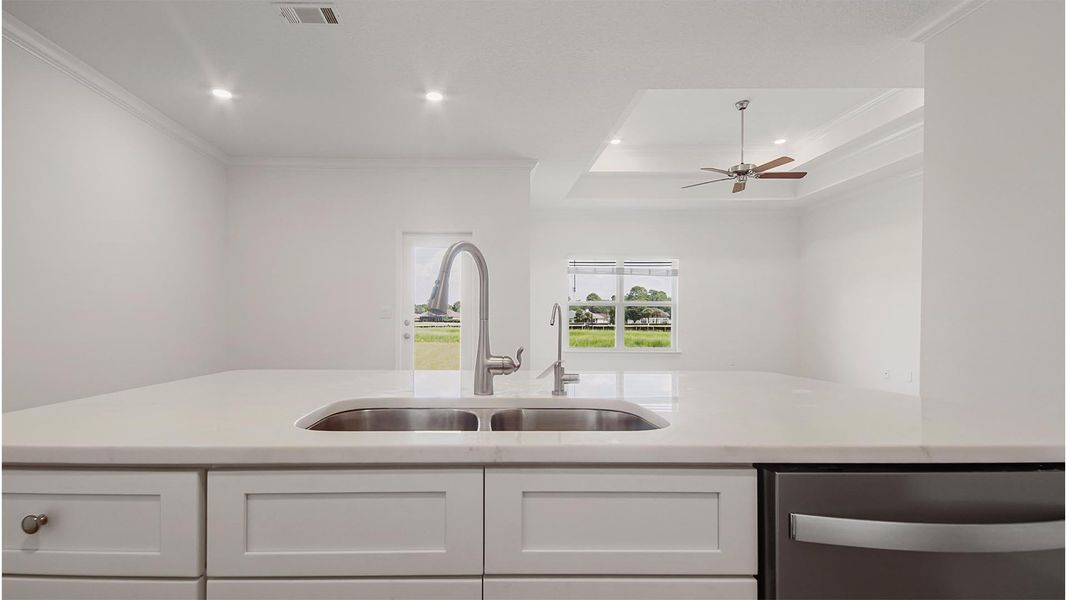 Close-up of interior finishes inside a home in Caballeros Estates At Hombre, Panama City Beach (Image 13).