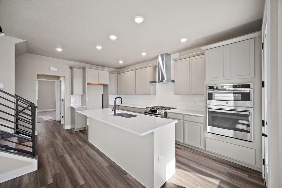Furnished interior view inside a new home in Pony Park, Colorado Springs (Image 11). Furnished interior view inside a new home in Pony Park, Colorado Springs (Image 11).