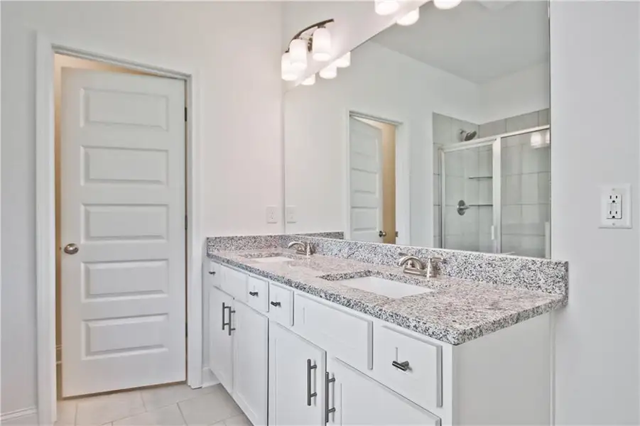Furnished interior view inside a new home in Clark Farms, Flowery Branch (Image 8). Furnished interior view inside a new home in Clark Farms, Flowery Branch (Image 8).