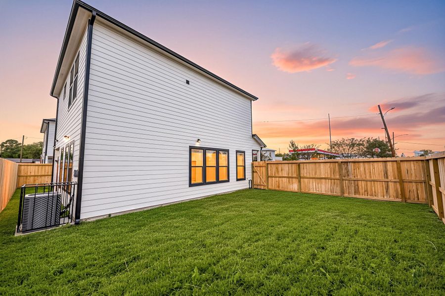 Exterior details and patio area of a home in , Houston (Image 20). Exterior details and patio area of a home in , Houston (Image 20).