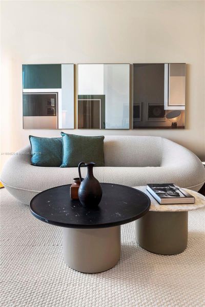 Close-up of interior finishes inside a home in , Miami Beach (Image 16).