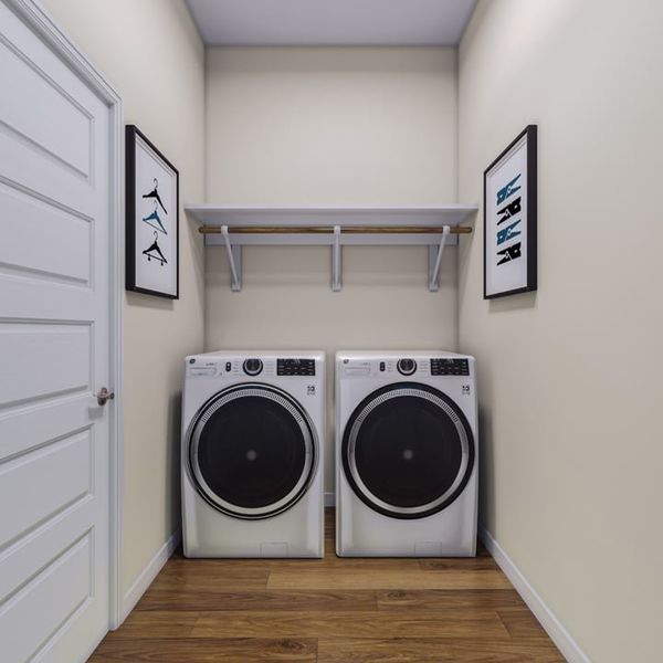 Furnished interior view inside a new home in Arbor Collection At Park Central, Georgetown (Image 9).