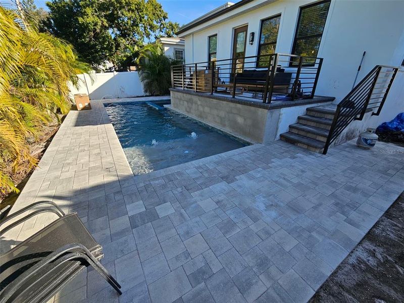 Exterior details and patio area of a home in , Sarasota (Image 31).