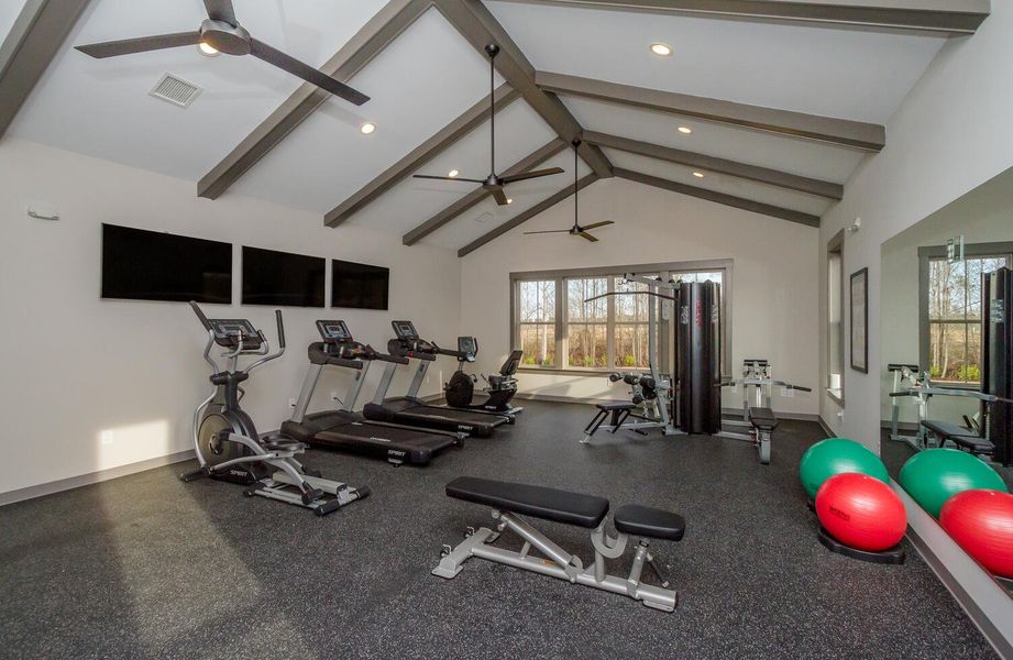 Furnished interior view inside a new home in Sinclair at Crawford Creek, Grovetown (Image 17).