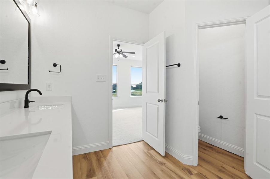 Furnished interior view inside a new home in Wildcat Ridge, Godley (Image 13). Furnished interior view inside a new home in Wildcat Ridge, Godley (Image 13).