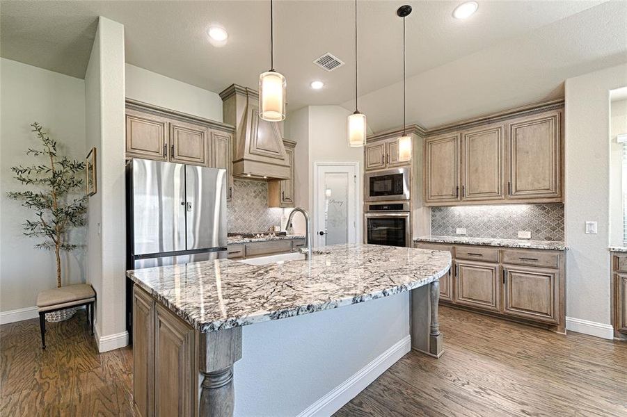 Furnished interior view inside a new home in Parks at Panchasarp Farms, Burleson (Image 4).