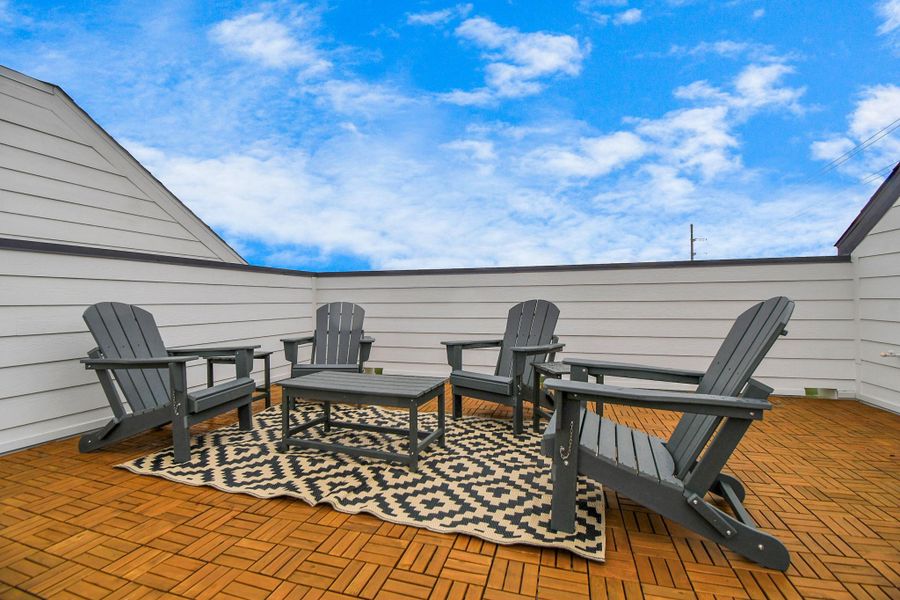 Exterior details and patio area of a home in , Houston (Image 20). Exterior details and patio area of a home in , Houston (Image 20).