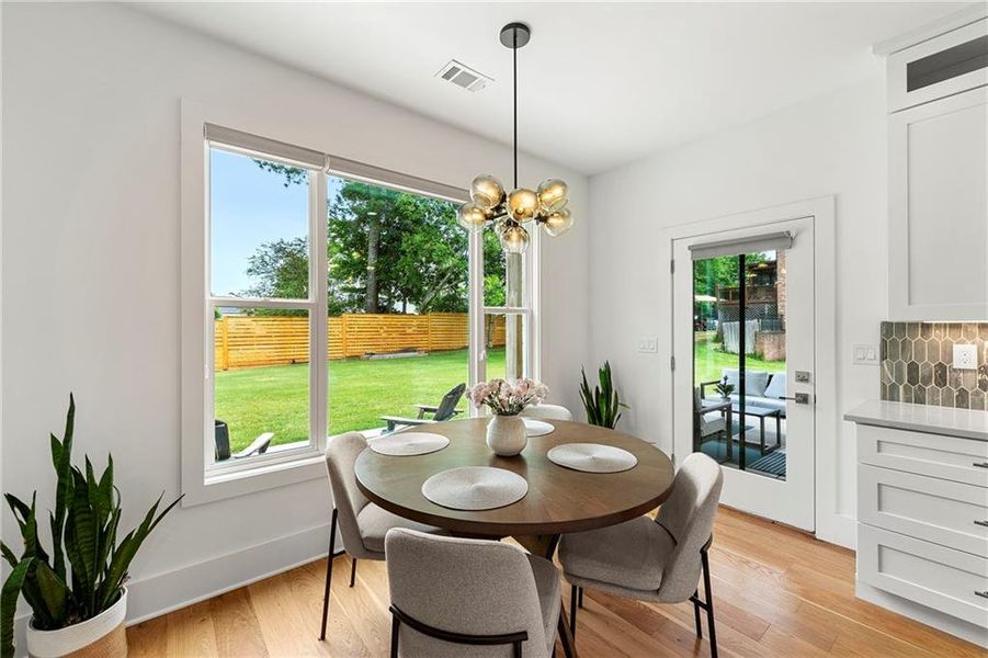 Furnished interior view inside a new home in , Dacula (Image 10).