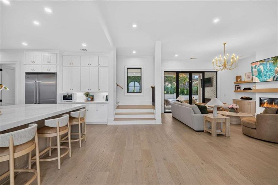 Furnished interior view inside a new home in , Hoschton (Image 62).