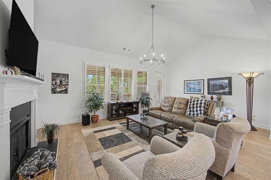 Furnished interior view inside a new home in Lakeside at River Green, Canton (Image 13).