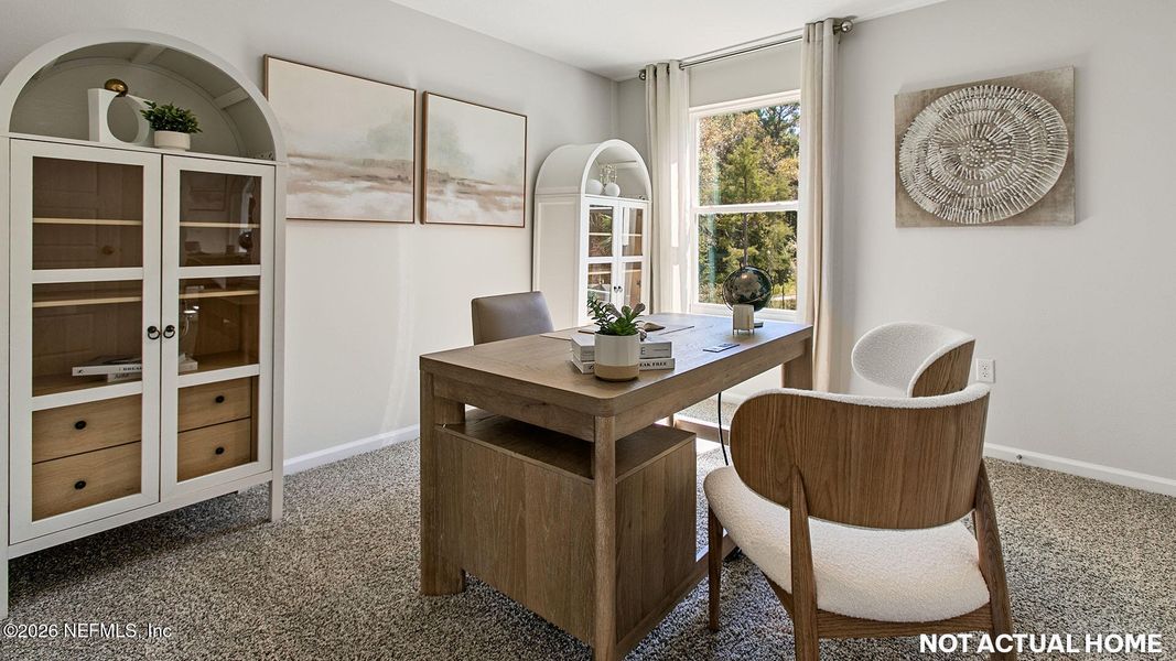 Furnished interior view inside a new home in Copes Landing, Jacksonville (Image 18).