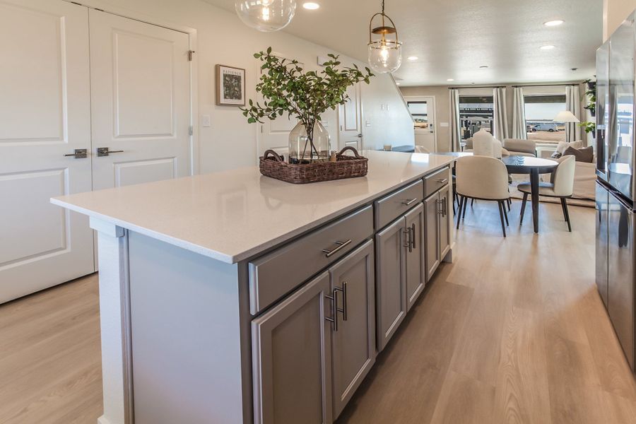 Representative furnished interior of a home built from the Magnolia by Hartford Homes in Bloom, Fort Collins (Image 20).