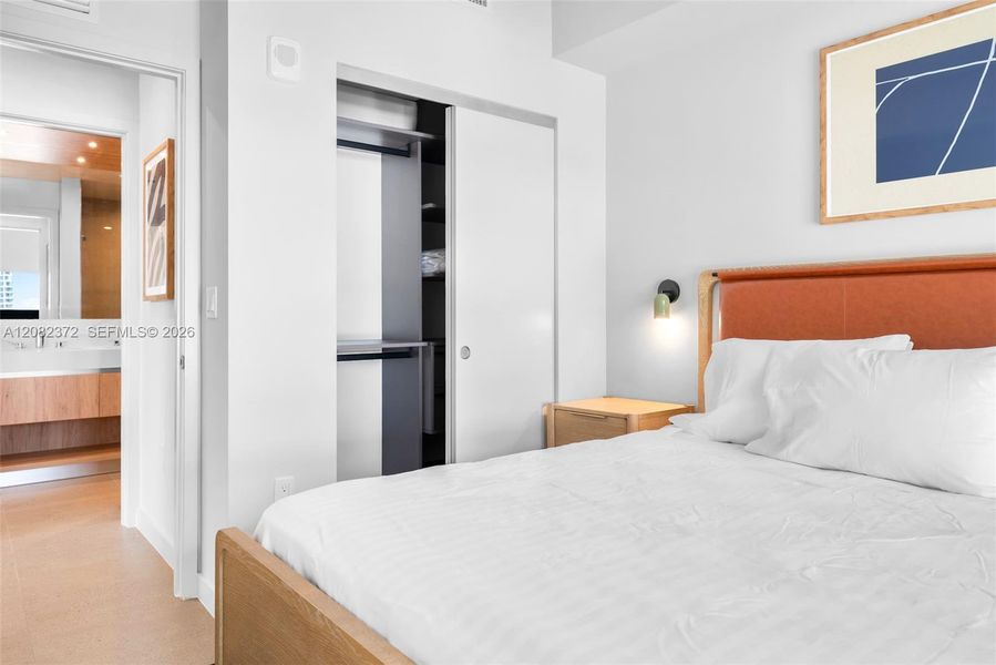 Furnished interior view inside a new home in , Miami (Image 9).